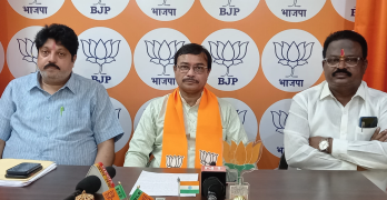 BJP Leaders Address Press Conference to Counter Congress Allegations