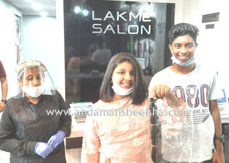 Betty, an 11-year-old Island girl, once again donates her hair for cancer patients - ANDAMAN SHEEKHA Betty, an 11-year-old Island girl, once again donates her hair for cancer patients - ANDAMAN SHEEKHA