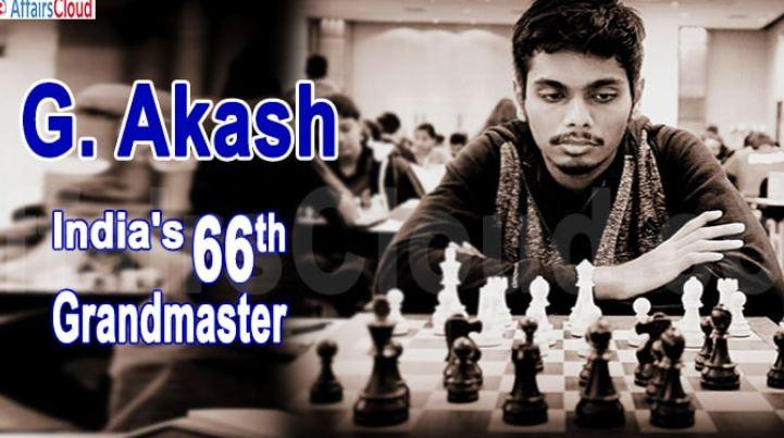 India’s 66th Grandmaster G. Akash to inspire young Chess talents in A ...
